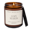 Cozy Season Soy Candle - Amber Jar - 9 oz