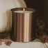 Hello Fall Soy Candle - Bronze Metal Aluminum Jar - 10 oz
