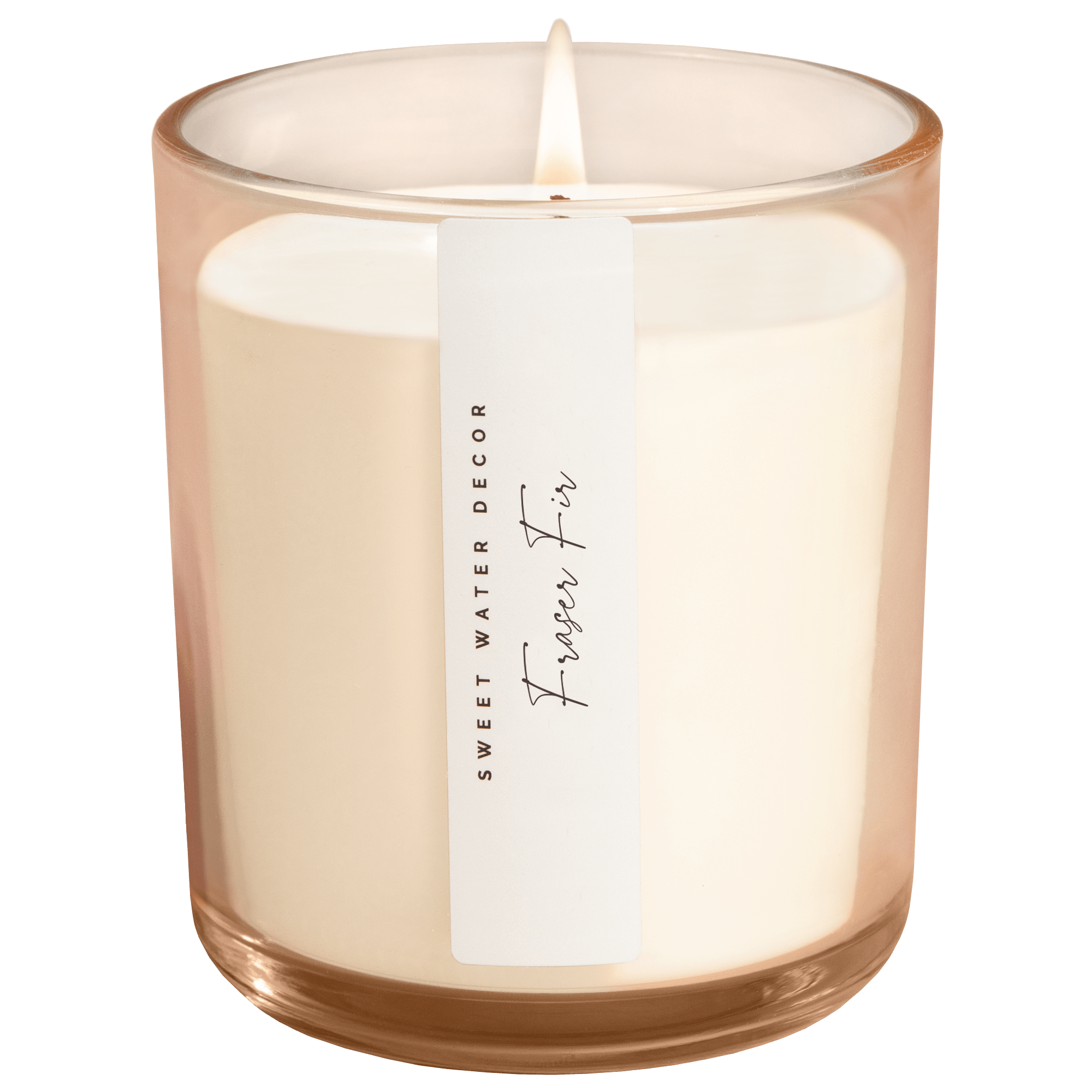 Fraser Fir Soy Candle - Tinted Glass Jar - 12 oz