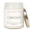 Christmas Soy Candle - Clear Jar - 9 oz