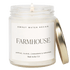 Farmhouse Soy Candle - Clear Jar - 9 oz