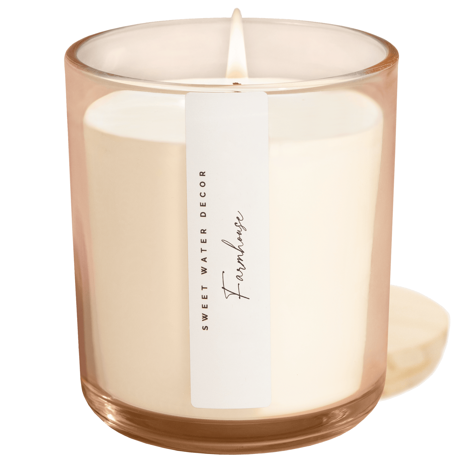 Farmhouse Soy Candle - Tinted Glass Jar - 12 oz