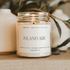 Island Air Soy Candle - Clear Jar - 9 oz