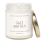 Salt and Sea Soy Candle - Clear Jar - 9 oz