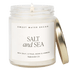 Salt and Sea Soy Candle - Clear Jar - 9 oz