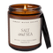 Salt and Sea Soy Candle - Amber Jar - 9 oz