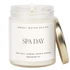 Spa Day Soy Candle - Clear Jar - 9 oz