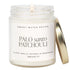 Palo Santo Patchouli Soy Candle - Clear Jar - 9 oz