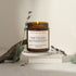 Driftwood and Mahogany Soy Candle - Amber Jar - 9 oz
