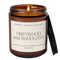 Driftwood and Mahogany Soy Candle - Amber Jar - 9 oz