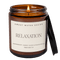 Relaxation Soy Candle - Amber Jar - 9 oz
