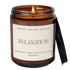 Relaxation Soy Candle - Amber Jar - 9 oz