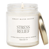 Stress Relief Soy Candle - Clear Jar - 9 oz