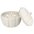 Cashmere and Vanilla Soy Candle - Cement Pumpkin Jar - 13.5 oz