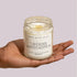 Lavender and Eucalyptus Soy Candle - Clear Jar - 9 oz