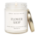 Flower Shop Soy Candle - Clear Jar - 9 oz
