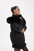 Pre-Order. Re-Stock Ships November 1. Amanda Genuine Fur Trim Down Fill Coat