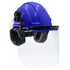 Cap-Style Hard Hat Kit with Mountable Earmuffs and Hi-Transparency Face Shield