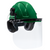 Cap-Style Hard Hat Kit with Mountable Earmuffs and Hi-Transparency Face Shield
