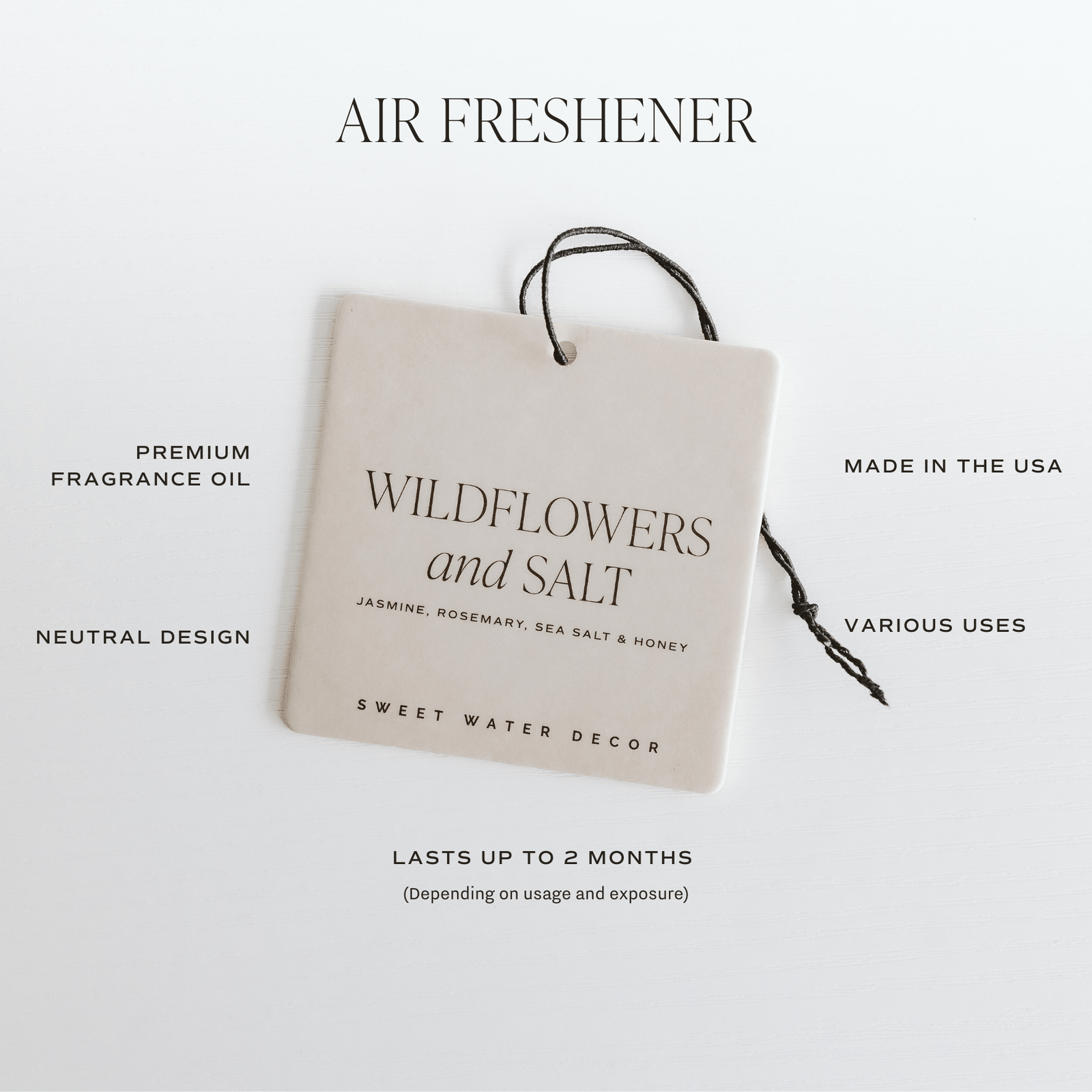 Coastal Lemon Hanging Air Freshener