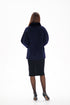 Genuine Mink Fur Virgin Wool Coat