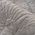 Embossed Leaf Cotton Quilted Sofa Cover Non-Slip Couch Protector with Thick Padding