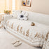 Stylish Chenille Pine Tree Couch Cover Blanket on Sectional Sofa, Universal Cat Proof Furniture Covers