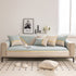 Modular Sofa Cover for Sectionals, Gold Striped Non-Slip Couch Protector