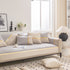 Modular Sofa Cover for Sectionals, Gold Striped Non-Slip Couch Protector