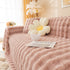 Super Soft Fluffy Faux Rabbit Fur Sofa Throw Blanket, Couch Cover Blanket for Couches Living Room Furniture Throw