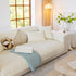 Leaf Vein Textured Cotton Quilted Sofa Slipcover, Non-Slip Modular Couch Covers