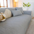 Leaf Vein Textured Cotton Quilted Sofa Slipcover, Non-Slip Modular Couch Covers