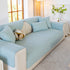 Leaf Vein Textured Cotton Quilted Sofa Slipcover, Non-Slip Modular Couch Covers
