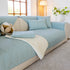 Leaf Vein Textured Cotton Quilted Sofa Slipcover, Non-Slip Modular Couch Covers