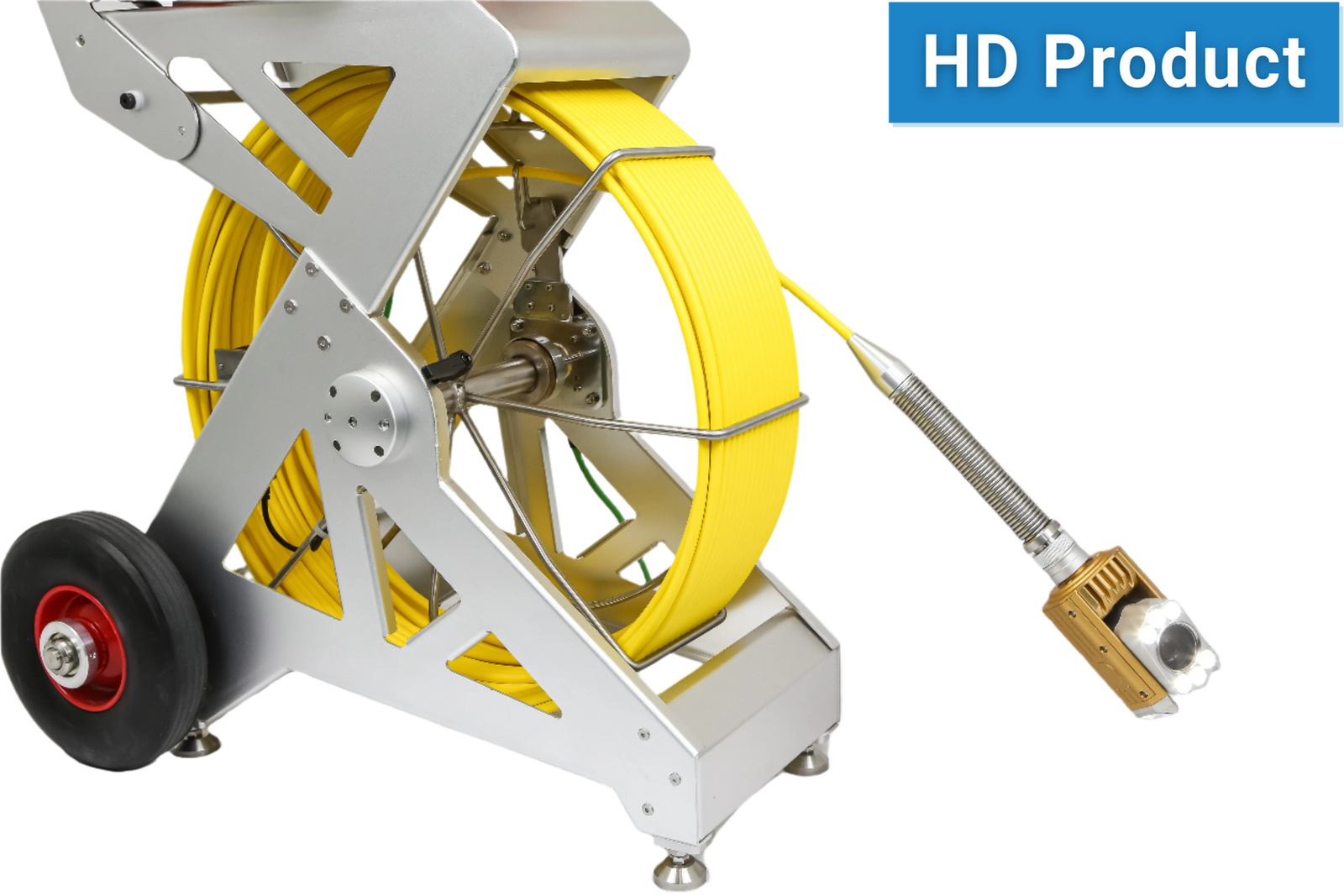 Mid Range HD 200 FT Stand Cable & Self Leveling/Pan-Tilt-Zoom Camera Head Only (No Control Station)