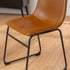Faux 2-Piece Leather Dining Chairs