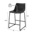 Faux Leather Counter Stools Set of 2