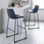 Faux Leather 2-Piece Bar Stools