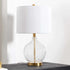 Ciel Contemporary Glass Textured Table Lamp