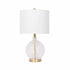 Ciel Contemporary Glass Textured Table Lamp