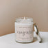 Congrats! Soy Candle - Clear Jar - 9 oz (Island AIr)