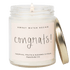 Congrats! Soy Candle - Clear Jar - 9 oz (Island AIr)