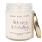Happy Birthday Soy Candle - Clear Jar - 9 oz