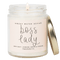 Boss Lady Soy Candle - Clear Jar - 9 oz (Spa Day)
