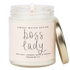 Boss Lady Soy Candle - Clear Jar - 9 oz (Spa Day)