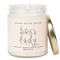 Boss Lady Soy Candle - Clear Jar - 9 oz (Spa Day)