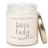 Boss Lady Soy Candle - Clear Jar - 9 oz (Spa Day)