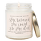 She Believed She Could So She Did Soy Candle - Clear Jar - 9 oz (Island Air)