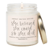 She Believed She Could So She Did Soy Candle - Clear Jar - 9 oz (Island Air)
