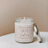 Self Care Soy Candle - Clear Jar - 9 oz (Lavender and Eucalyptus)